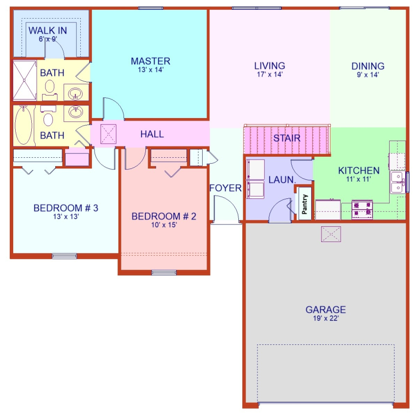 The Lexington II - Floor Plan
